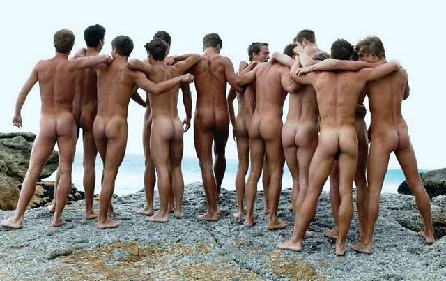 a-bunch-of-butts-at-the-ocean